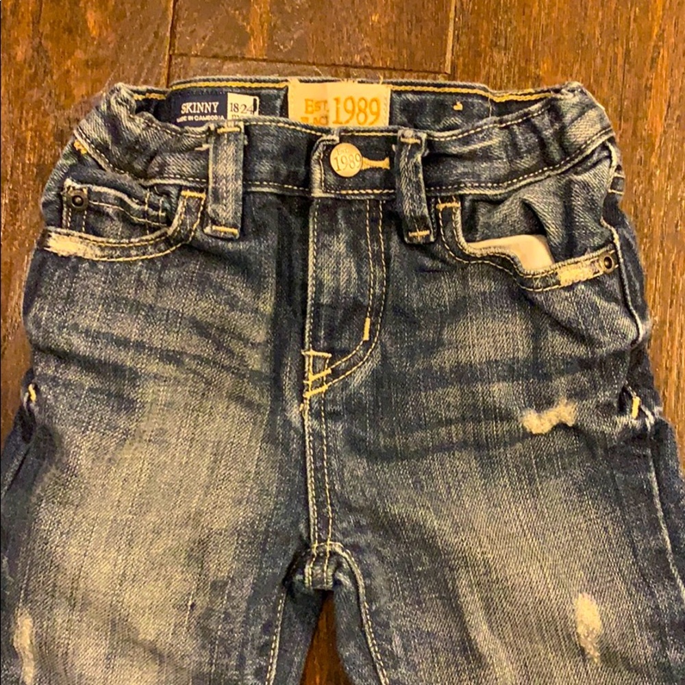 childrens place Distressed skinny jeans - 18-24m